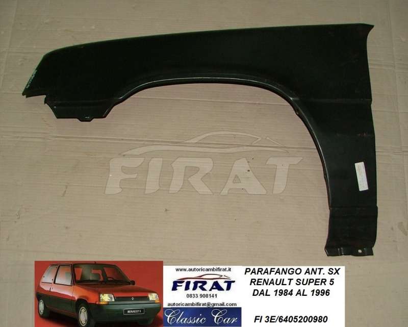 PARAFANGO RENAULT SUPER 5 ANT.SX